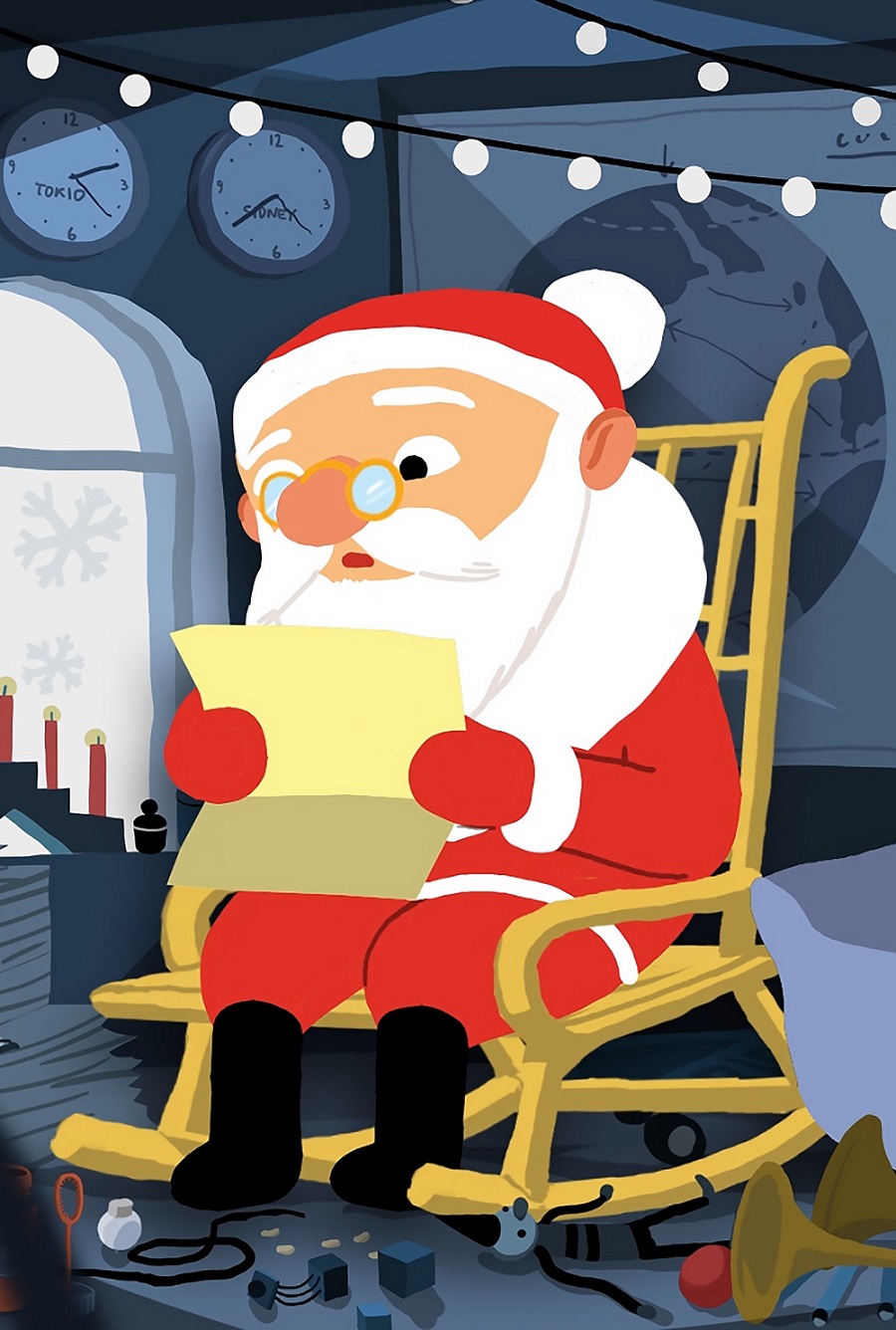 Myrtille et la lettre au Père Noel